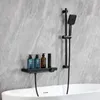 AURALUM Verchromte Wasserfall-Duscharmatur, Duschstange mit Produktbild-Vorschau 2