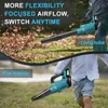 Akku Laubbläser,Elektrischer Laubbläser mit 2×4.0Ah Akkus Produktbild-Vorschau 8