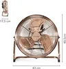TROTEC TVM 13 Bodenventilator Kupfer Design Ventilator/ Produktbild-Vorschau 2