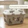 Transportbox Katze Hundetransportbox Oben Öffnen Produktbild-Vorschau 4
