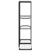 vidaXL Stojak na kwiaty 4-poziomowy 43x22x76 cm czarny Podgląd zdjęcia produktu 4