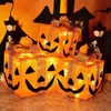 Halloween Deko Innen Kürbis Beleuchtet 3er Set LED Produktbild-Vorschau 7