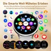 (Silber )Smartwatch für Damen mit Telefonfunktion – 1,27" Produktbild-Vorschau 2