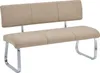 Esszimmerbank VILAS für 3 Personen mit Stoffbezug, beige - Produktbild-Vorschau 2