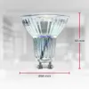 A close-up shot of an LED light bulb with dimensions indicated. Voir les images du produit