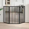 "2026 Promotion" 3-tlg. Hundetor Faltbar Schwarz 150 cm Produktbild-Vorschau 1