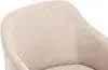 Satz von 6 Stühlen - Stoff und Gummiholz - beige - JELISA Produktbild-Vorschau 8
