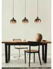 Oilella Lustre Contemporain 3 Lumières Acier Noir Et Voir les images du produit 9