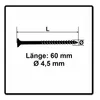 Fischer PowerFast II 4,5x60 SK TX TG blvz 500 Anteprima dell’immagine prodotto 5