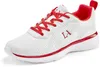 LASCANA Sneaker Turnschuhe, weiß/rot Größe 39 Produktbild-Vorschau 4