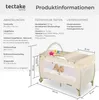 Cestovní postýlka pro psy 132x75x104cm s přebalovací Náhled obrázku produktu 13