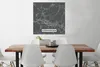MuchoWow® Poster Stadtplan - Deutschlandkarte - Blau - Produktbild-Vorschau 2