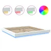 Bettgestell mit LED Weiß 180x200 cm Holzwerkstoff Produktbild-Vorschau 7