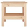 A plain studio shot of a wooden side table. Produktbild-Vorschau