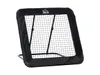 A black soccer rebounder net is shown against a white background. Voir les images du produit