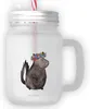 Mr. & Mrs. Panda Glas Stinktier Mädchen - Transparent - Produktbild-Vorschau 1