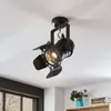Lindby Deckenstrahler Tilen, 1-flg., schwarz, Metall, 38cm Produktbild-Vorschau 3