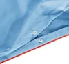 Set di biancheria da letto - 135x200 cm - Azzurro - Cotone Anteprima dell’immagine prodotto 2