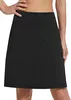 Gonna sportiva da tennis da donna con tasche, comoda, nera, Anteprima dell’immagine prodotto 2