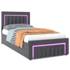STILVORA Boxspringbett 90×200 cm mit Bettkasten, LED Produktbild-Vorschau 10