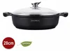 Anti-aanbak marmermotief pan, 28 cm, 4 liter met deksel, Productafbeelding-voorbeeld 3