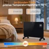 Peviasot Elektroheizung 2500W Schwarz Glasheizung mit WiFi Produktbild-Vorschau 4