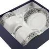 Zestaw Filiżanek Z Talerzykami Na Prezent 250 Ml Porcelana Podgląd zdjęcia produktu 2