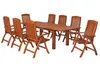 Merxx Maracaibo Gartenmöbel Set 9tlg., 8 Klappsessel, Produktbild-Vorschau 1