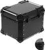 Universal Noir 45L Moto Aventure Aluminium Top Case Schwanz Voir les images du produit 2