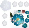 DIY Silikonformen Gießform Set,6 Stück Blüte Unregelmäßige Produktbild-Vorschau 1