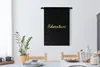 MuchoWow® Wandteppich Wandbehang Zitat - Abenteuer - Gold Produktbild-Vorschau 3