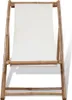 vidaXL Chaise longue bambou et toile Voir les images du produit 12