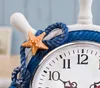 Mediterraner Stil, nautische geräuschlose Tischuhr Produktbild-Vorschau 5