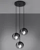 Lampa wisząca TULOS czarna 3xE27x15W metal wym:117x30x30cm Podgląd zdjęcia produktu 11