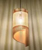 Závěsné svítidlo Alexia dřevěná žaluziová závěsná lampa E27 Náhled obrázku produktu 20