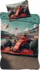 Baby Bettwäsche Cars Rennauto 100 x 135 cm Produktbild-Vorschau 1