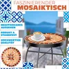 KESSER® Mosaiktisch Bistrotisch Blumenhocker Rund 60x34cm Produktbild-Vorschau 2