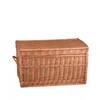 Wäscheschrank Truhe für Wäsche in Naturfarbe 70x43 H44 cm Produktbild-Vorschau 1