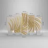 Bild auf Leinwand - Leinwandbild - 5 Teile - Golden Blätter Produktbild-Vorschau 3