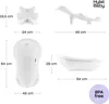 SET: Babywanne, Anti-Rutsch-Matte, Ständer, Ablassschlauch, Produktbild-Vorschau 4