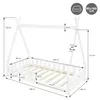 ML-Design Kinderbett Tipi 80x160 cm mit Matratze, Produktbild-Vorschau 7