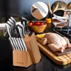 18-teiliges Profi Küchenmesser Set mit Holzblock und Produktbild-Vorschau 6