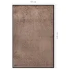 vidaXL Tapis de sol Marron 80x120 cm Voir les images du produit 5