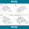 Instructional diagrams for assembling a canopy. Anteprima dell’immagine prodotto