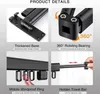 Collage of product features with text descriptions. Produktbild-Vorschau