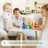 Ulanik Montessori Holzspielzeug Regenbogen Steckpuppen in Produktbild-Vorschau 20