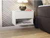 Závěsný noční stolek BANDON - bílý / lesklý bílý Náhled obrázku produktu 1