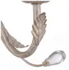 Wandlampe Floral "SURREY" Creme Gold Metall Glas 2-flammig Produktbild-Vorschau 5