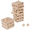 Drevená veža Jenga mini spoločenská hra zručnostná Náhľad obrázku produktu 2