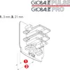 Diagram showing measurements for a product component. Anteprima dell’immagine prodotto